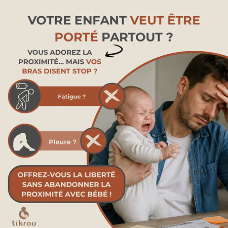 Porte bébé épaule - Tikrou