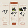 Porte bébé vélo avant + guidon (2-5 ans)